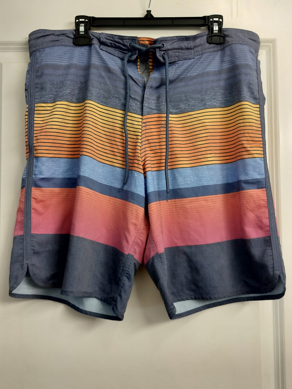 O'rageous Men's Striped Board Shorts